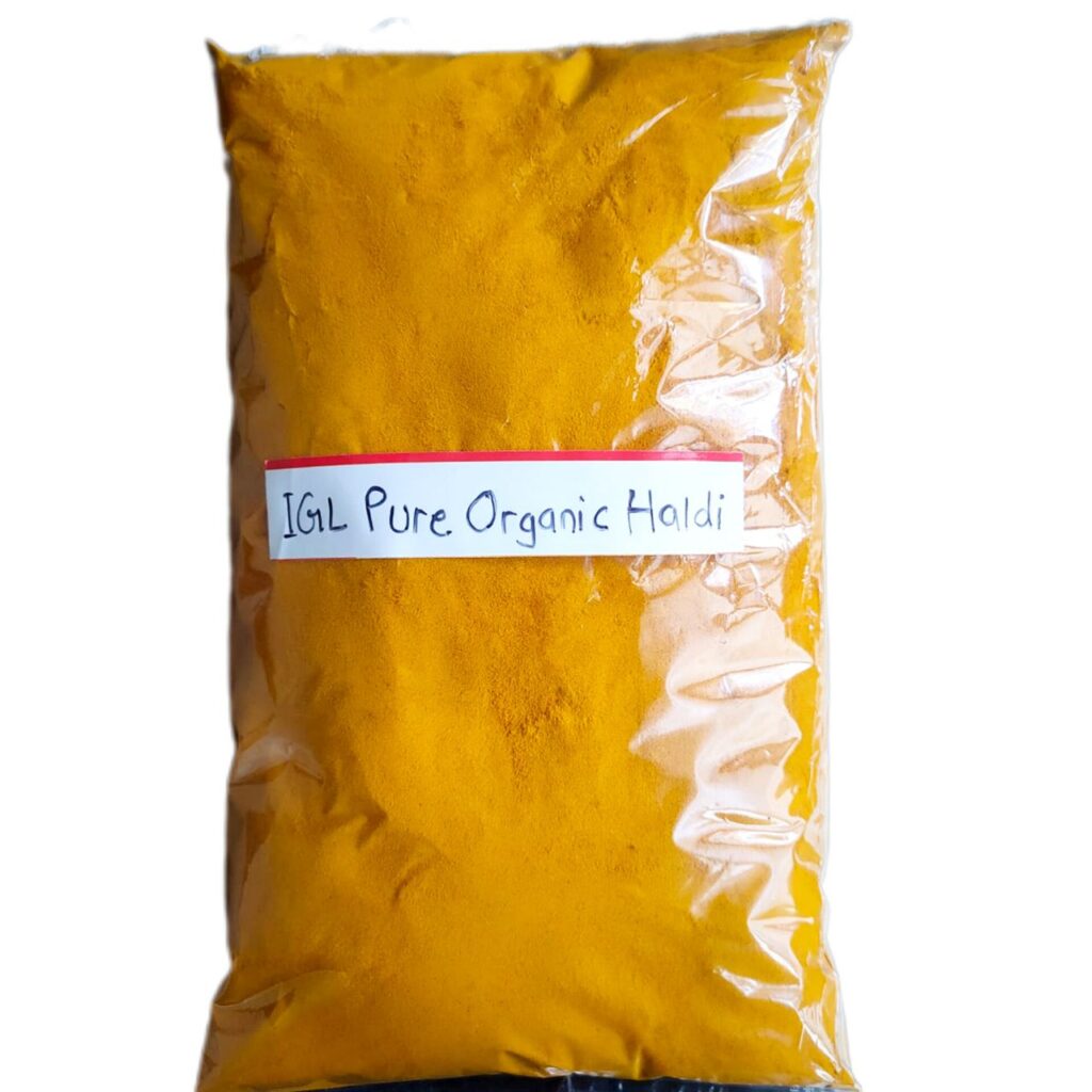 pure and organic turmeric powder